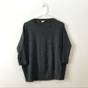 Anthropologie dolman basic wool sweater small